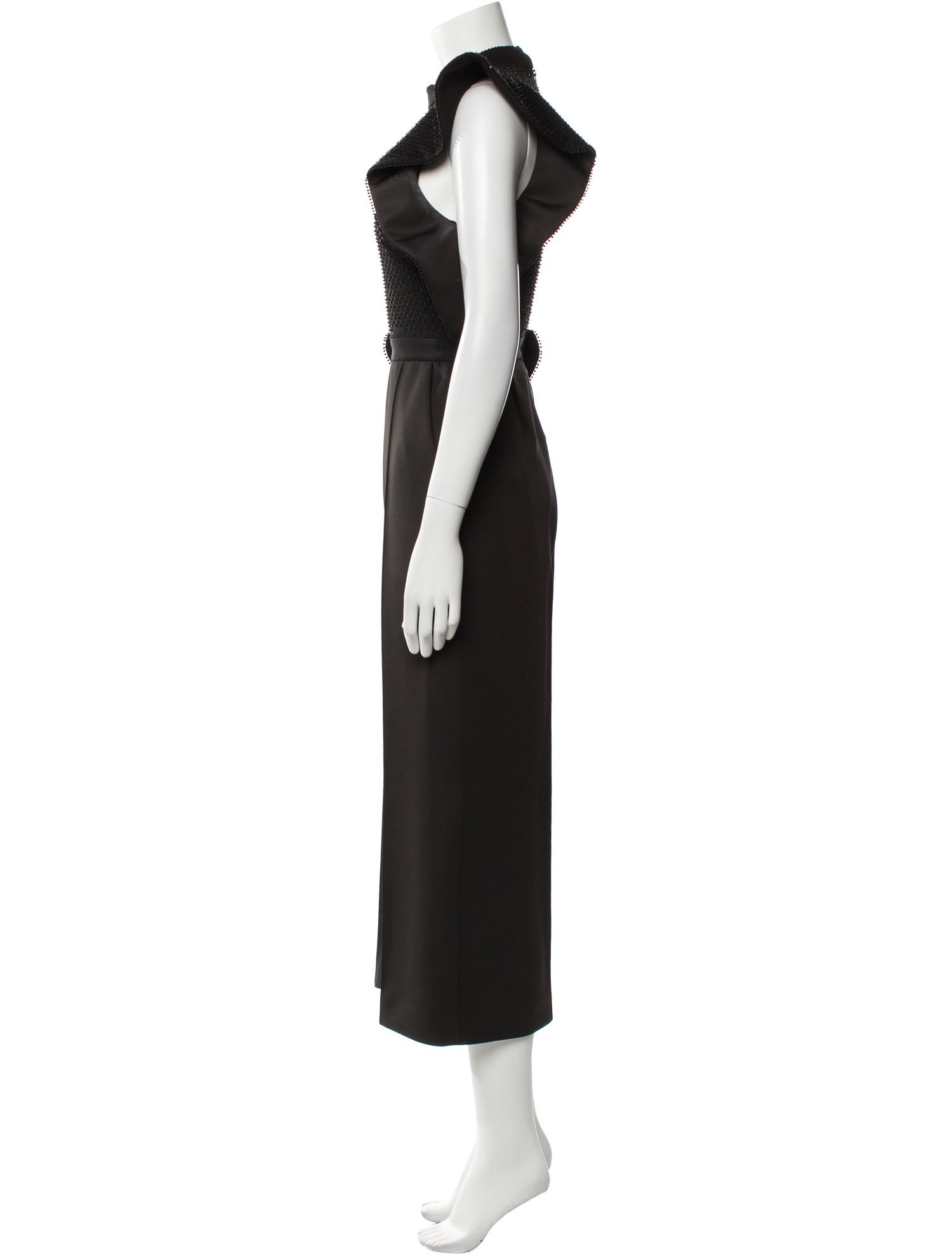 Self-Portrait Mock Neck Jumpsuit