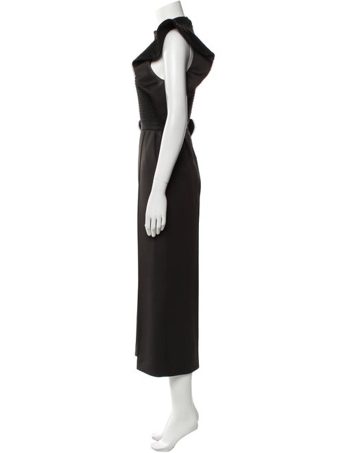 Self-Portrait Mock Neck Jumpsuit