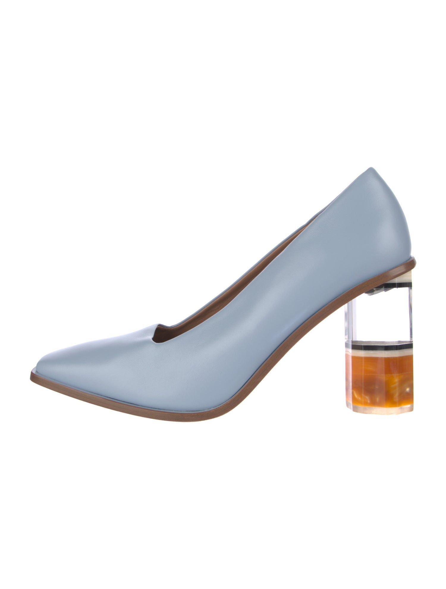 Self-Portrait Leather Pumps