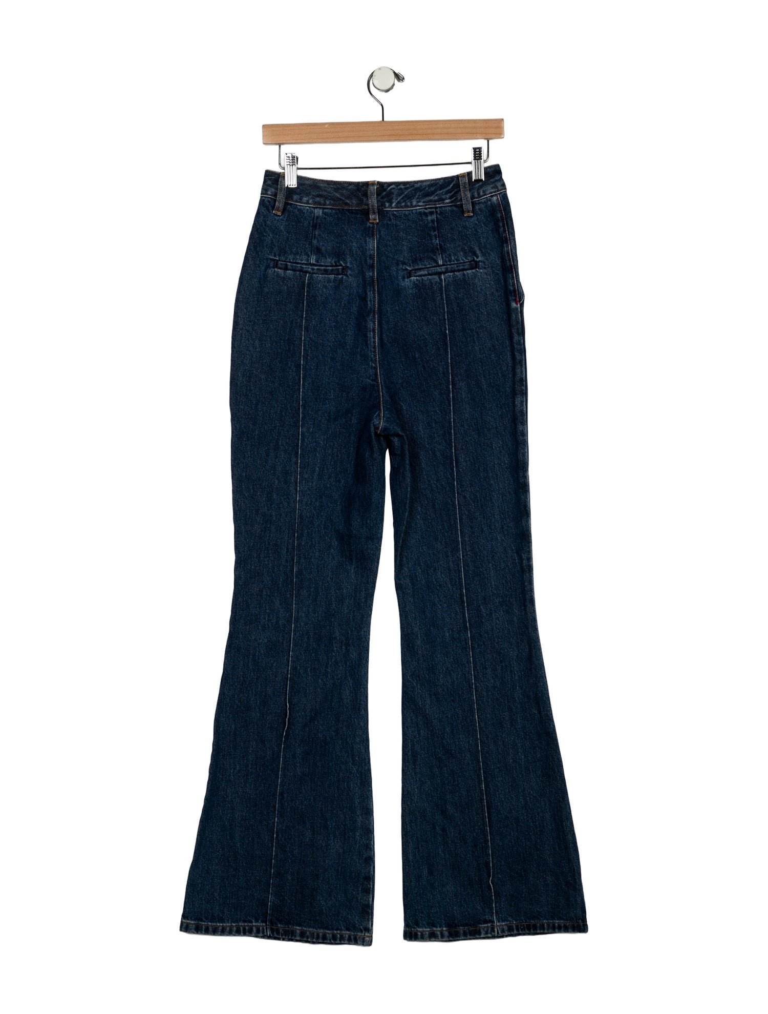 Self-Portrait High-Rise Wide Leg Jeans w/ Tags