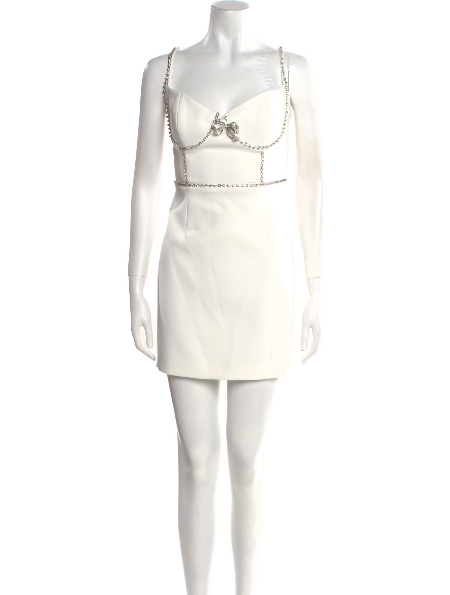 Self-Portrait Square Neckline Mini Dress