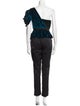 Self-Portrait One-Shoulder Jumpsuit