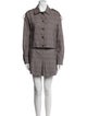 Self-Portrait Tweed Pattern Short Set