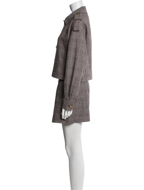 Self-Portrait Tweed Pattern Short Set