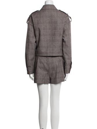 Self-Portrait Tweed Pattern Short Set