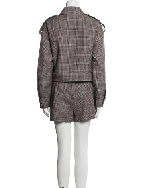 Self-Portrait Tweed Pattern Short Set