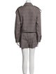 Self-Portrait Tweed Pattern Short Set