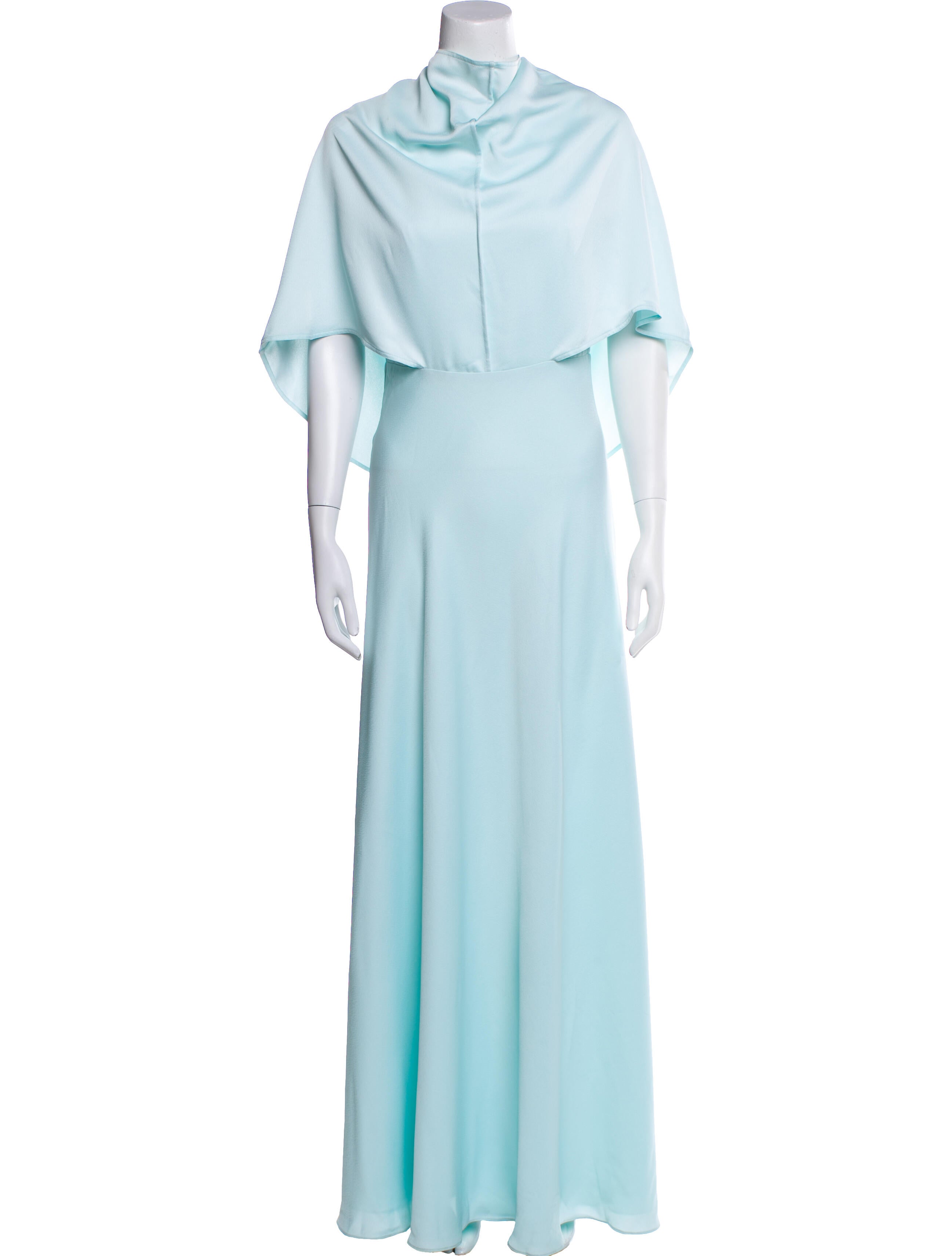 Self-Portrait Cowl Neck Long Dress