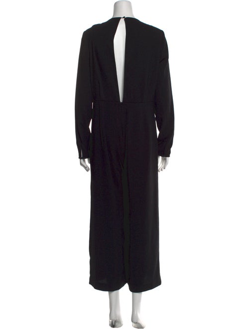 Self-Portrait Plunge Neckline Jumpsuit