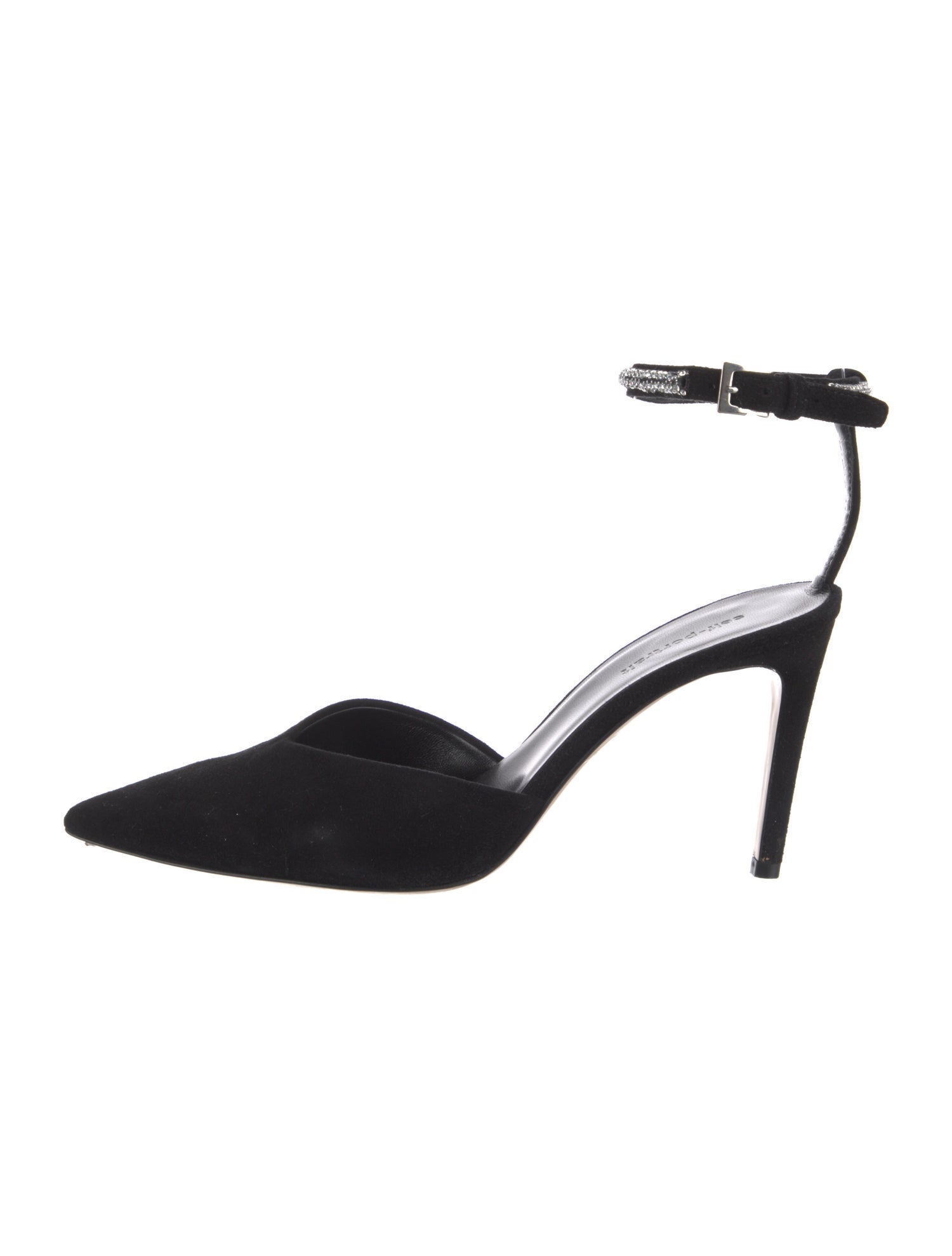 Self-Portrait Suede D'Orsay Pumps