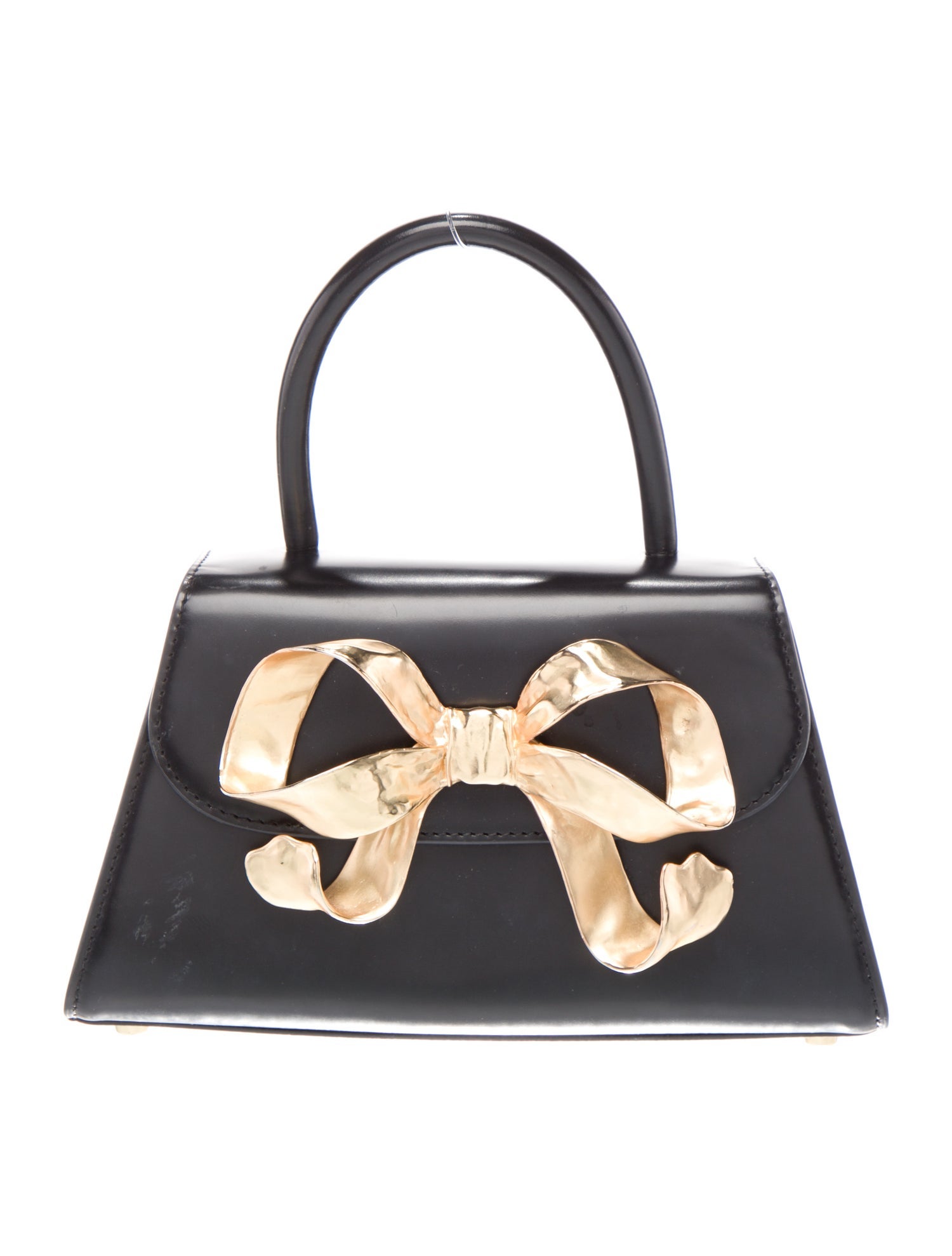 Self-Portrait Leather Top Handle Bag