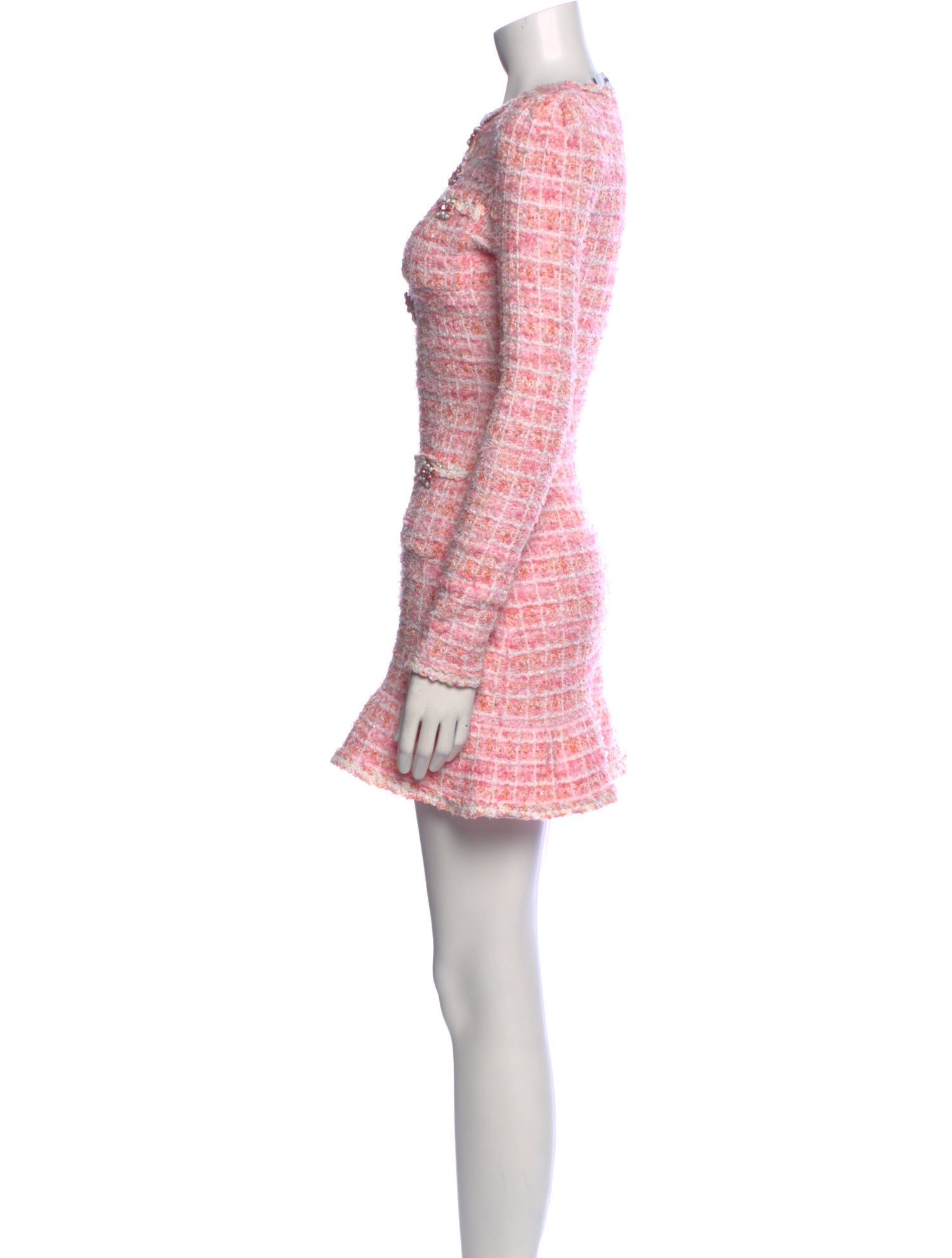 Self-Portrait Printed Mini Dress