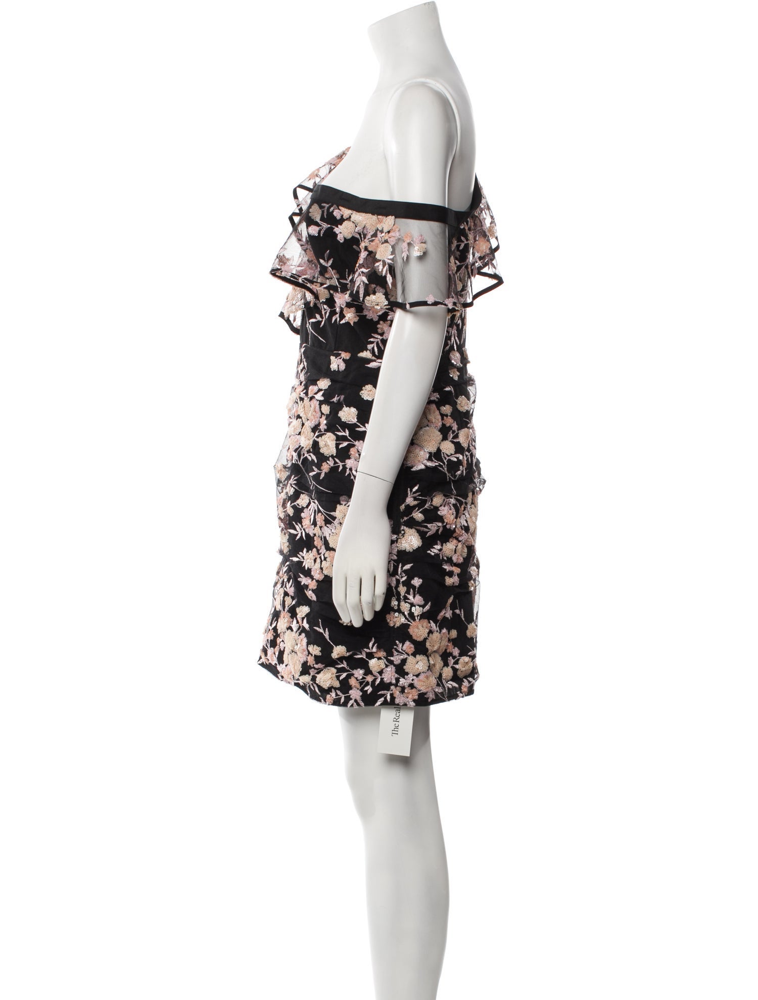 Self-Portrait Floral Print Mini Dress