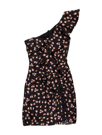 Self-Portrait Floral Print Mini Dress