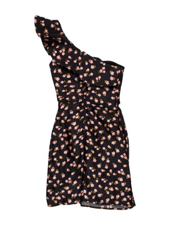 Self-Portrait Floral Print Mini Dress