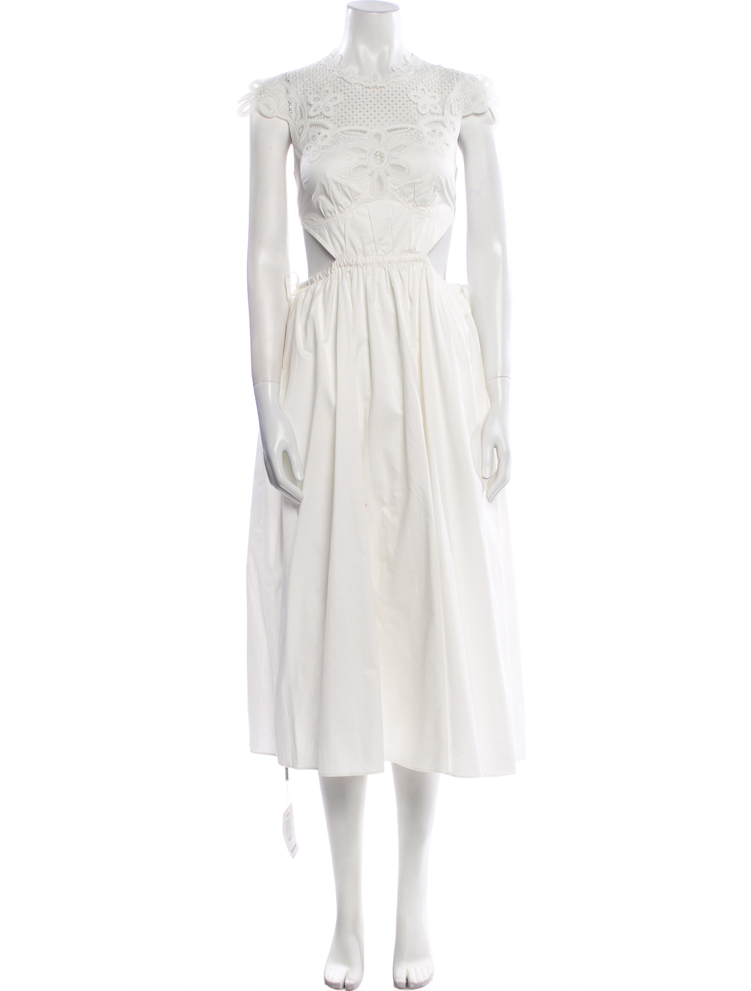 Self-Portrait Crew Neck Long Dress w/ Tags