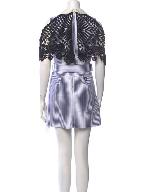 Self-Portrait Striped Mini Dress