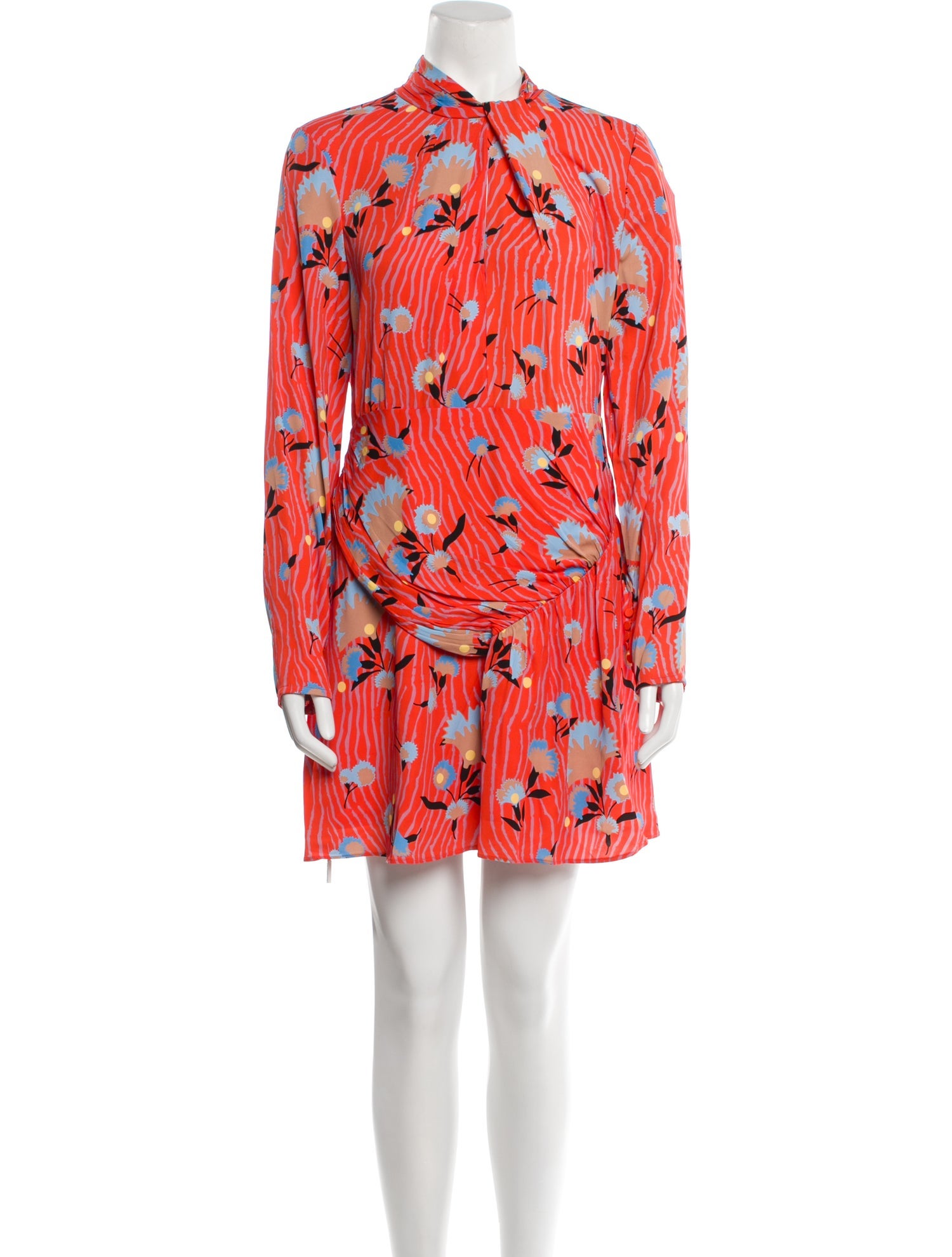 Self-Portrait Printed Mini Dress w/ Tags