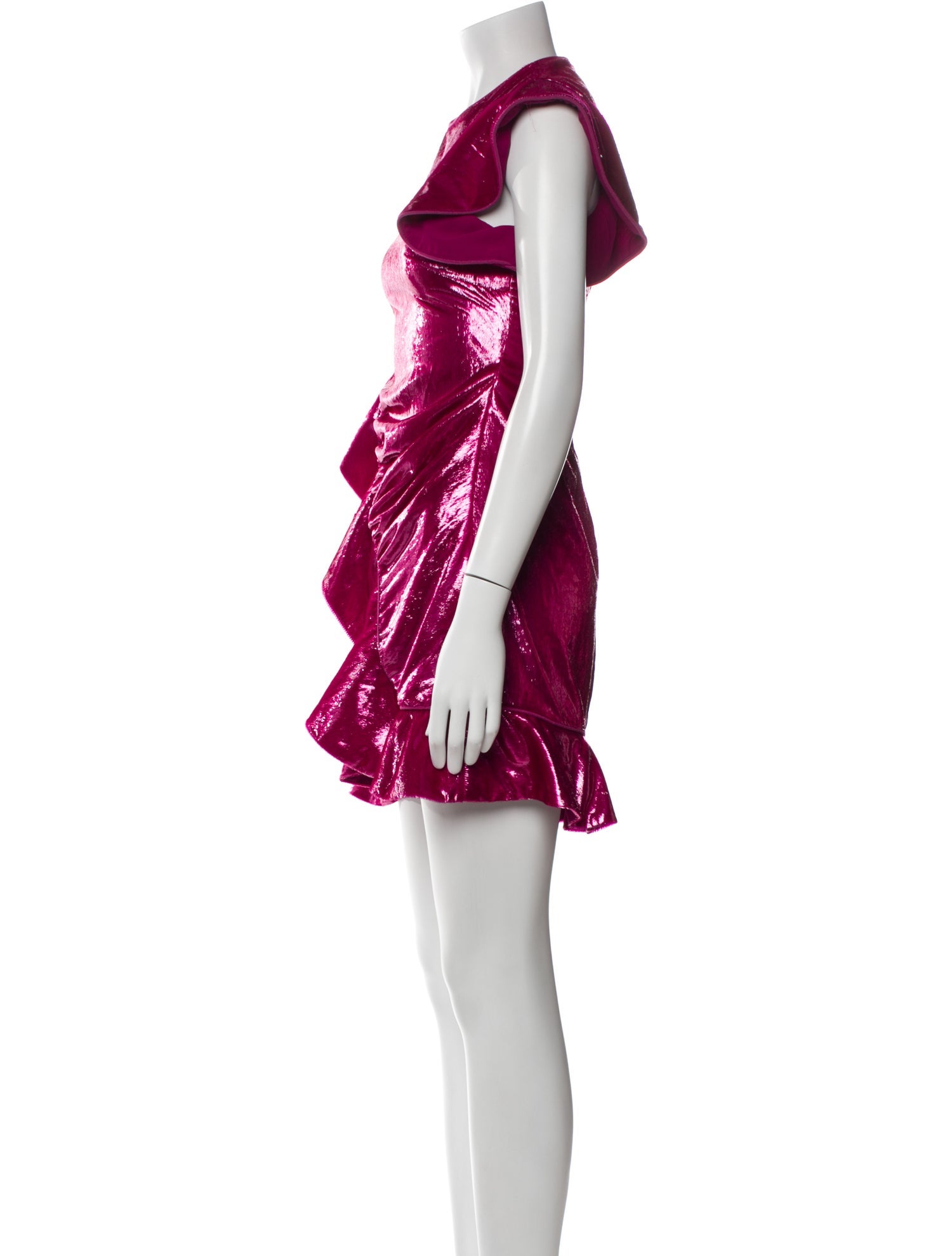 Self-Portrait Crew Neck Mini Dress