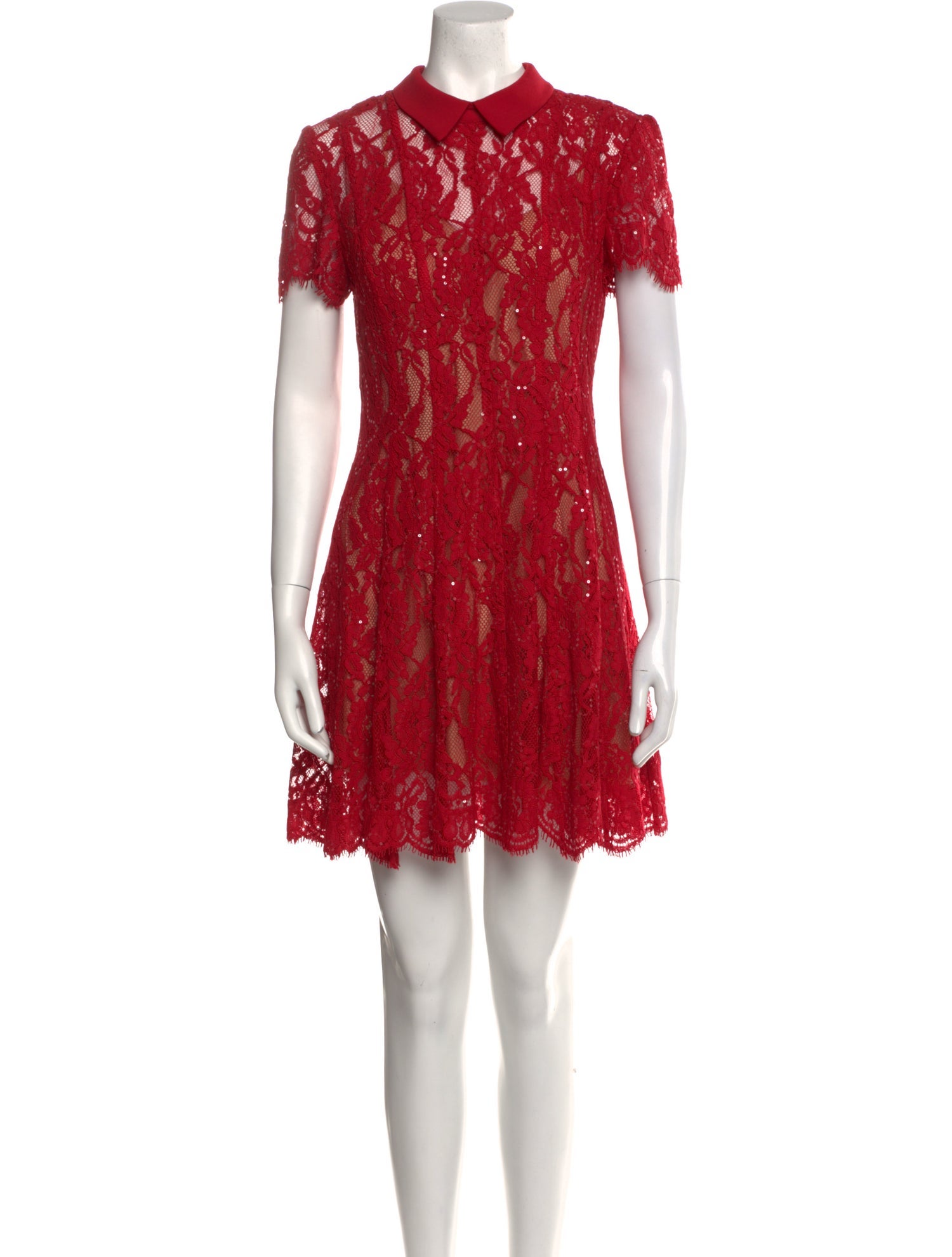 Self-Portrait Lace Mini Dress