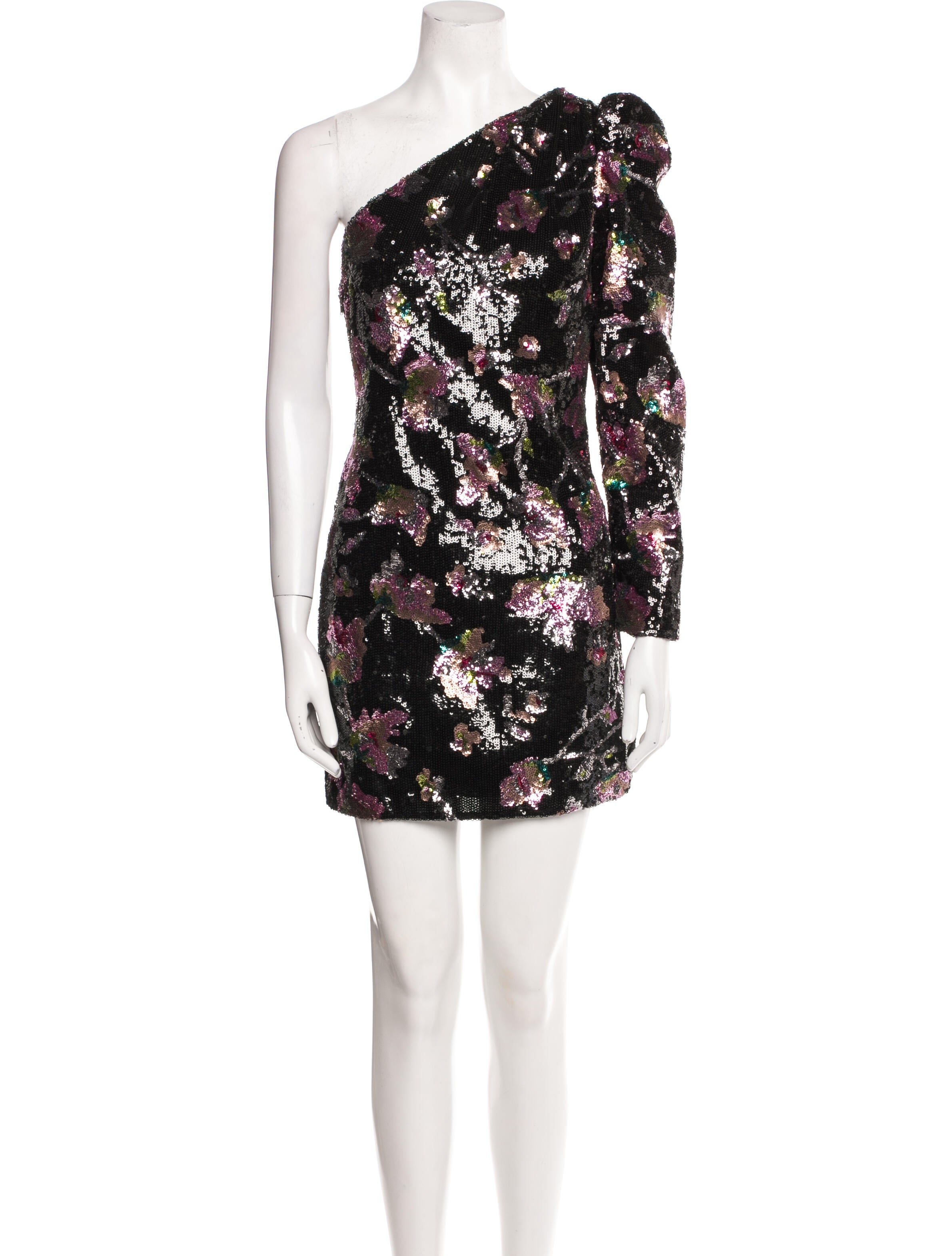 Self-Portrait Floral Print Mini Dress
