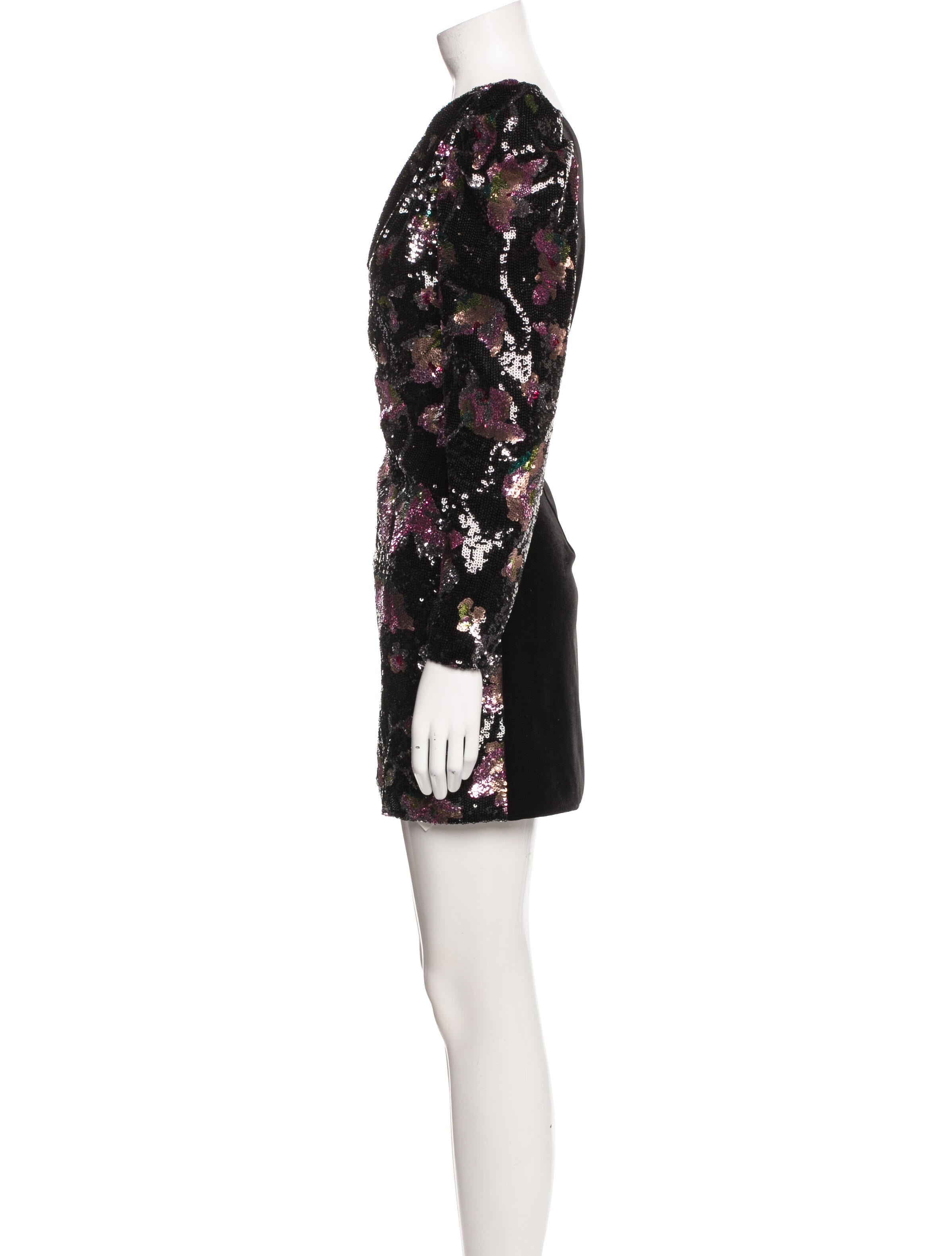 Self-Portrait Floral Print Mini Dress