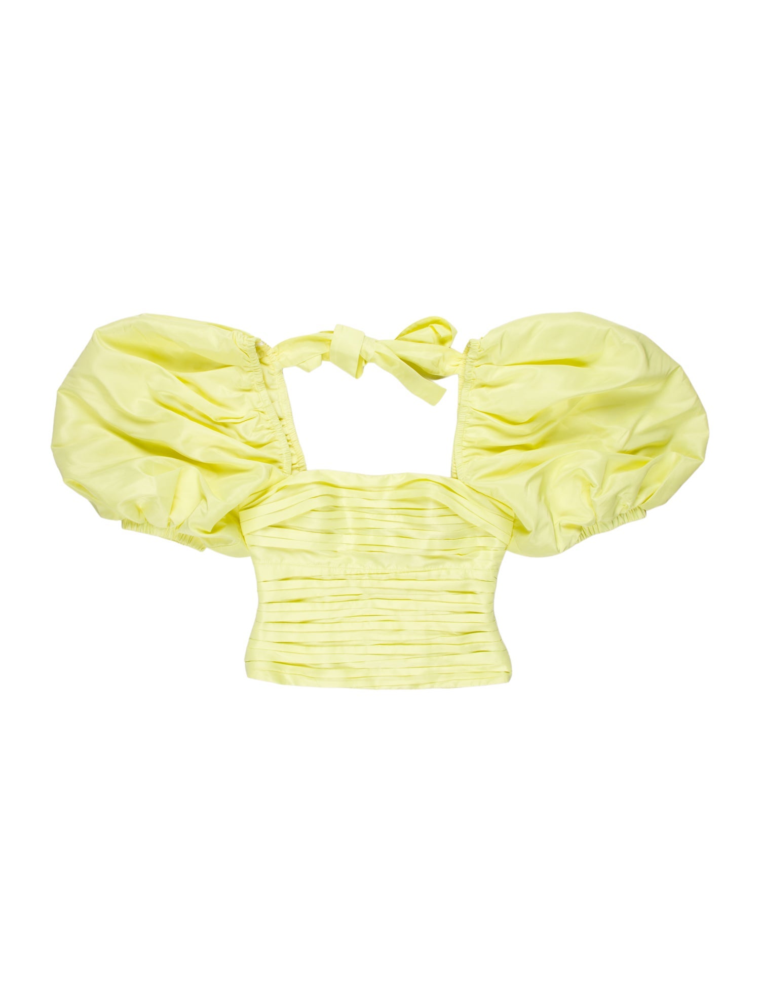 Self-Portrait Square Neckline Sleeveless Crop Top