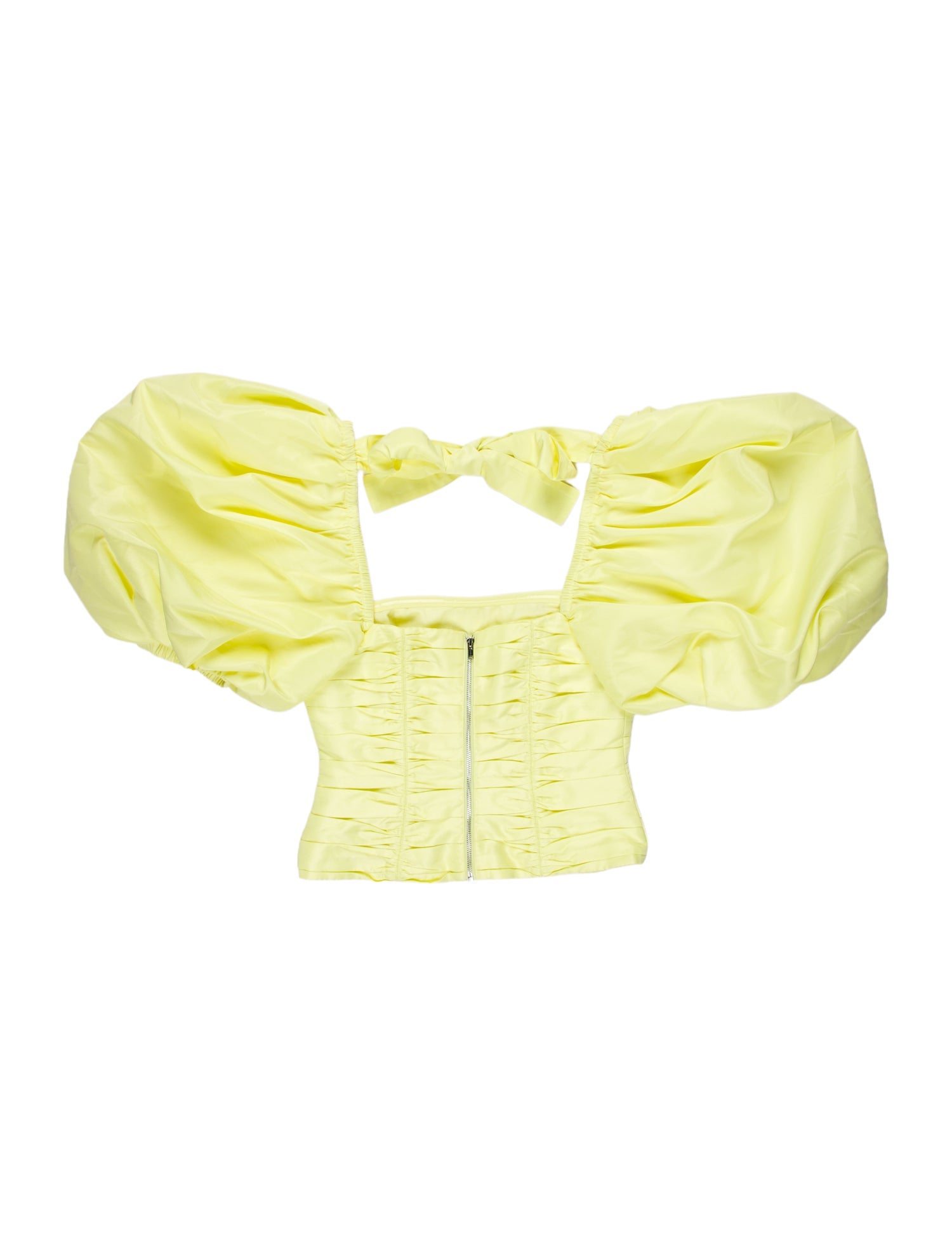 Self-Portrait Square Neckline Sleeveless Crop Top