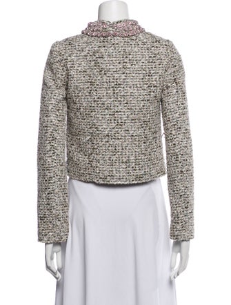 Self-Portrait Tweed Pattern Evening Jacket