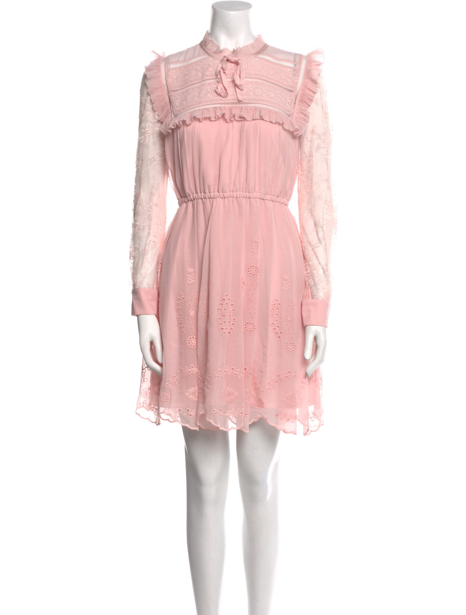 Self-Portrait Mock Neck Mini Dress w/ Tags