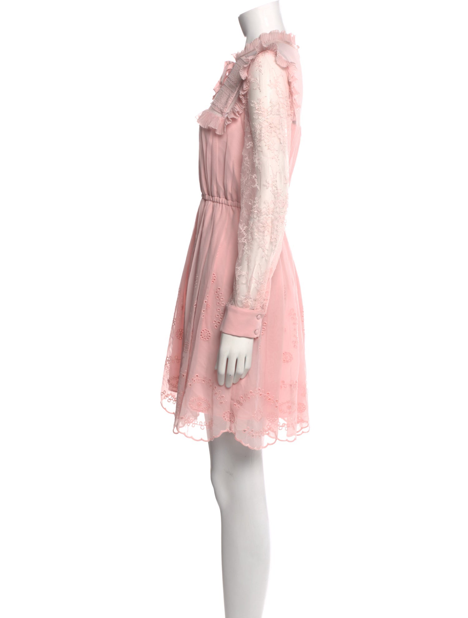 Self-Portrait Mock Neck Mini Dress w/ Tags