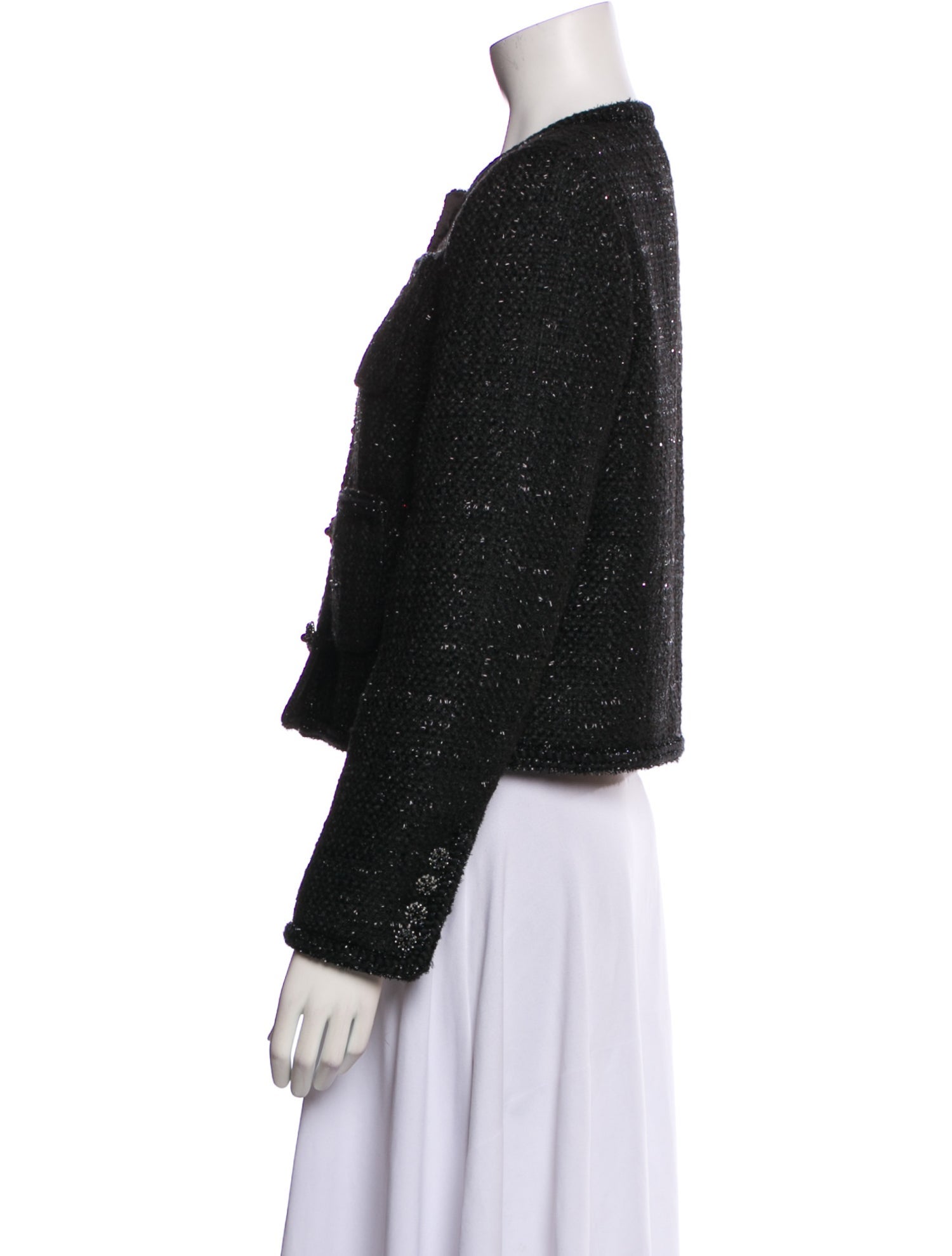 Self-Portrait Tweed Pattern Jacket