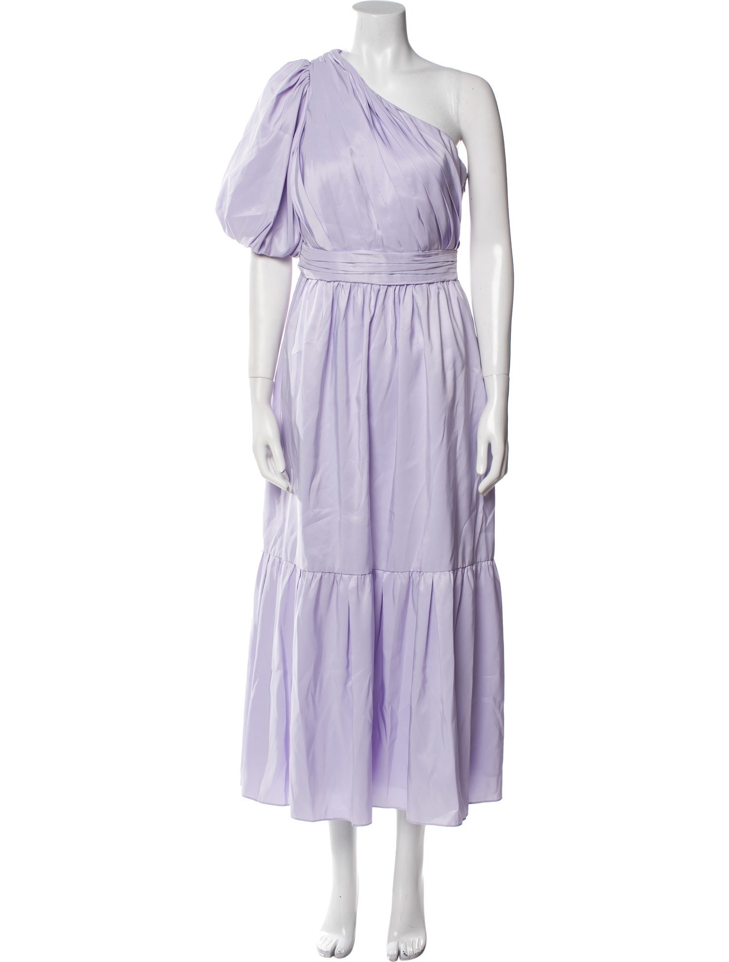 Self-Portrait One-Shoulder Long Dress