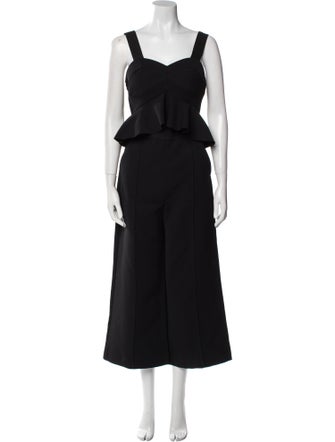 Self-Portrait Square Neckline Jumpsuit