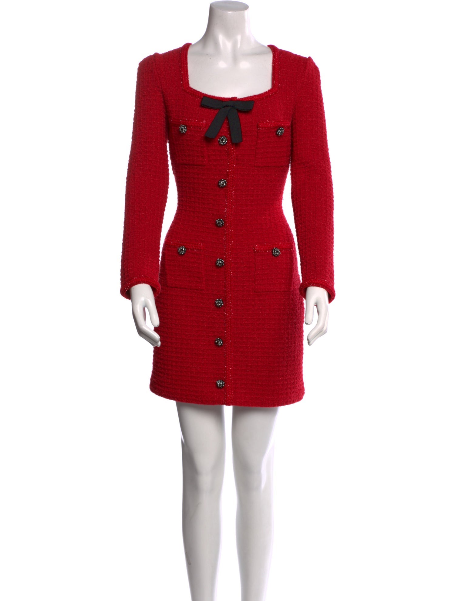 Self-Portrait Square Neckline Mini Dress w/ Tags