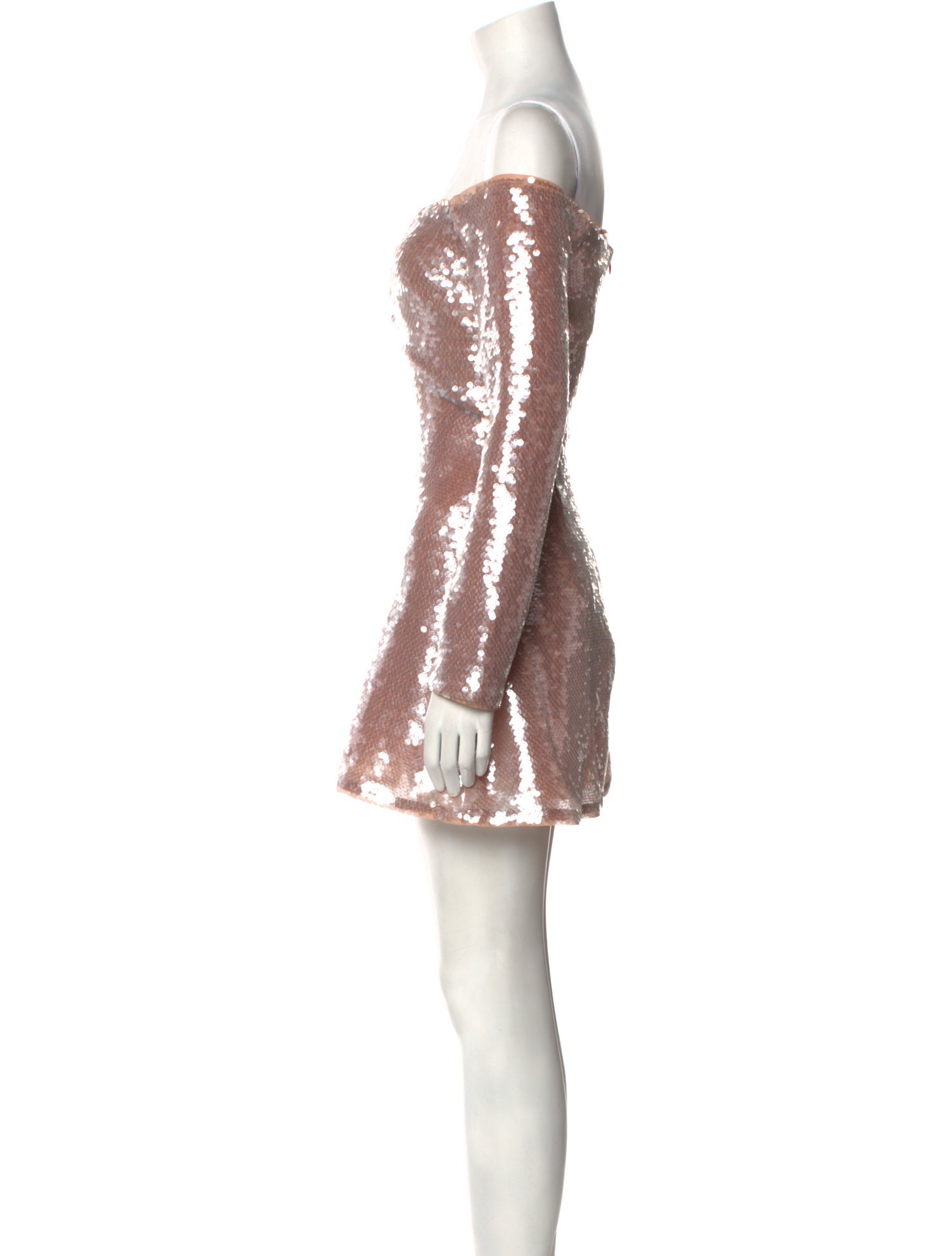 Self-Portrait Off-The-Shoulder Mini Dress w/ Tags