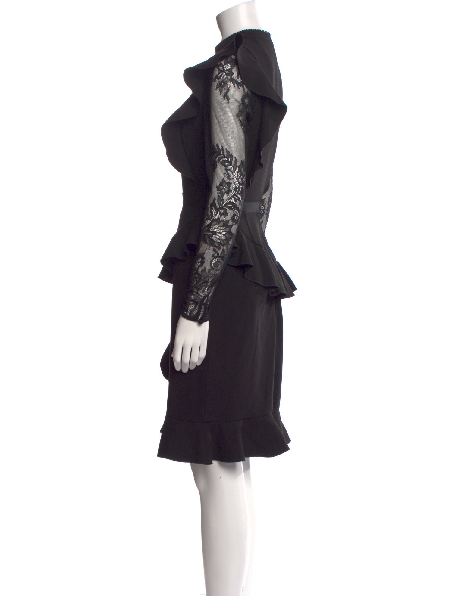 Self-Portrait Mock Neck Knee-Length Dress w/ Tags