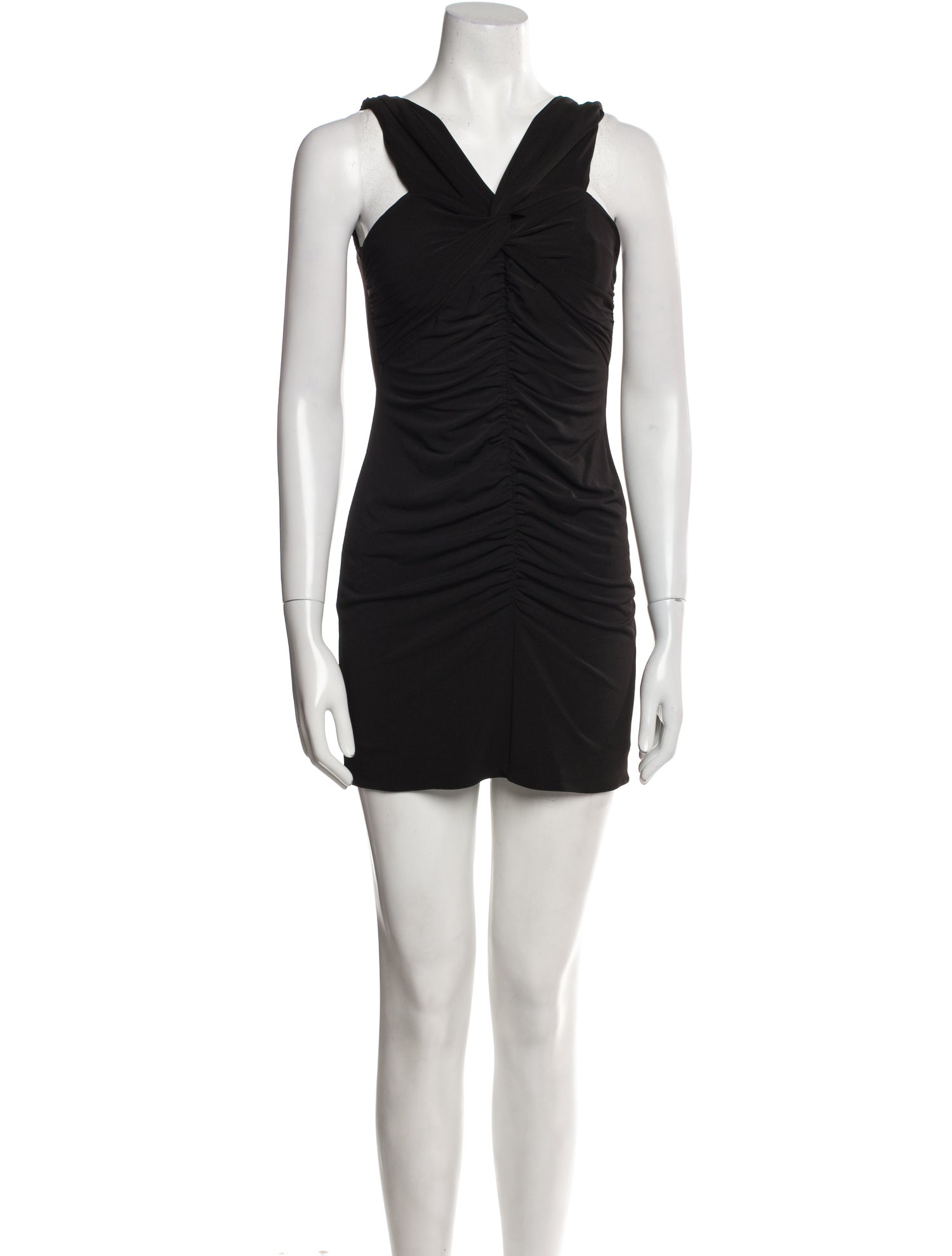 Self-Portrait V-Neck Mini Dress