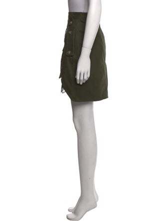 Self-Portrait Scalloped Accent Mini Skirt