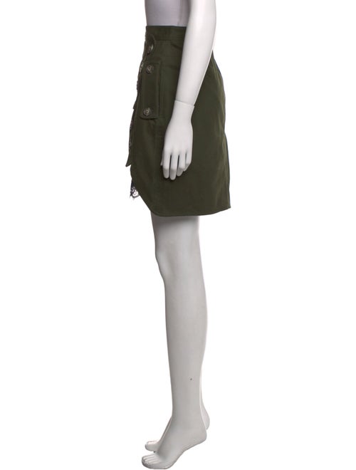 Self-Portrait Scalloped Accent Mini Skirt