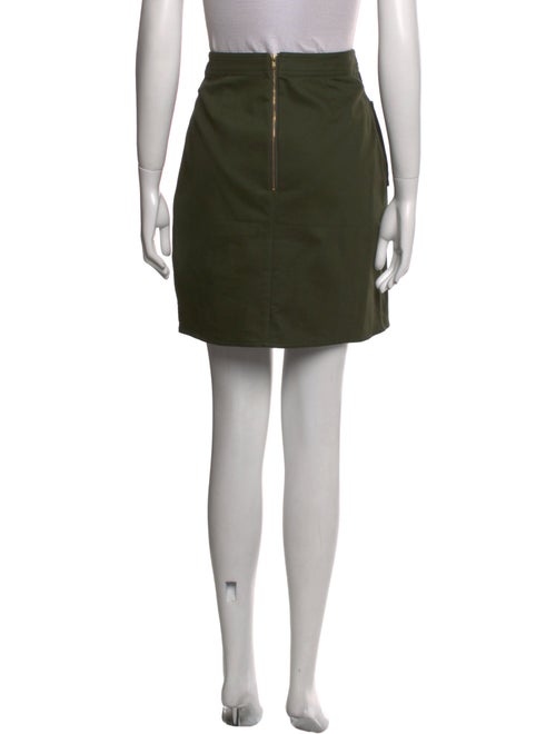 Self-Portrait Scalloped Accent Mini Skirt