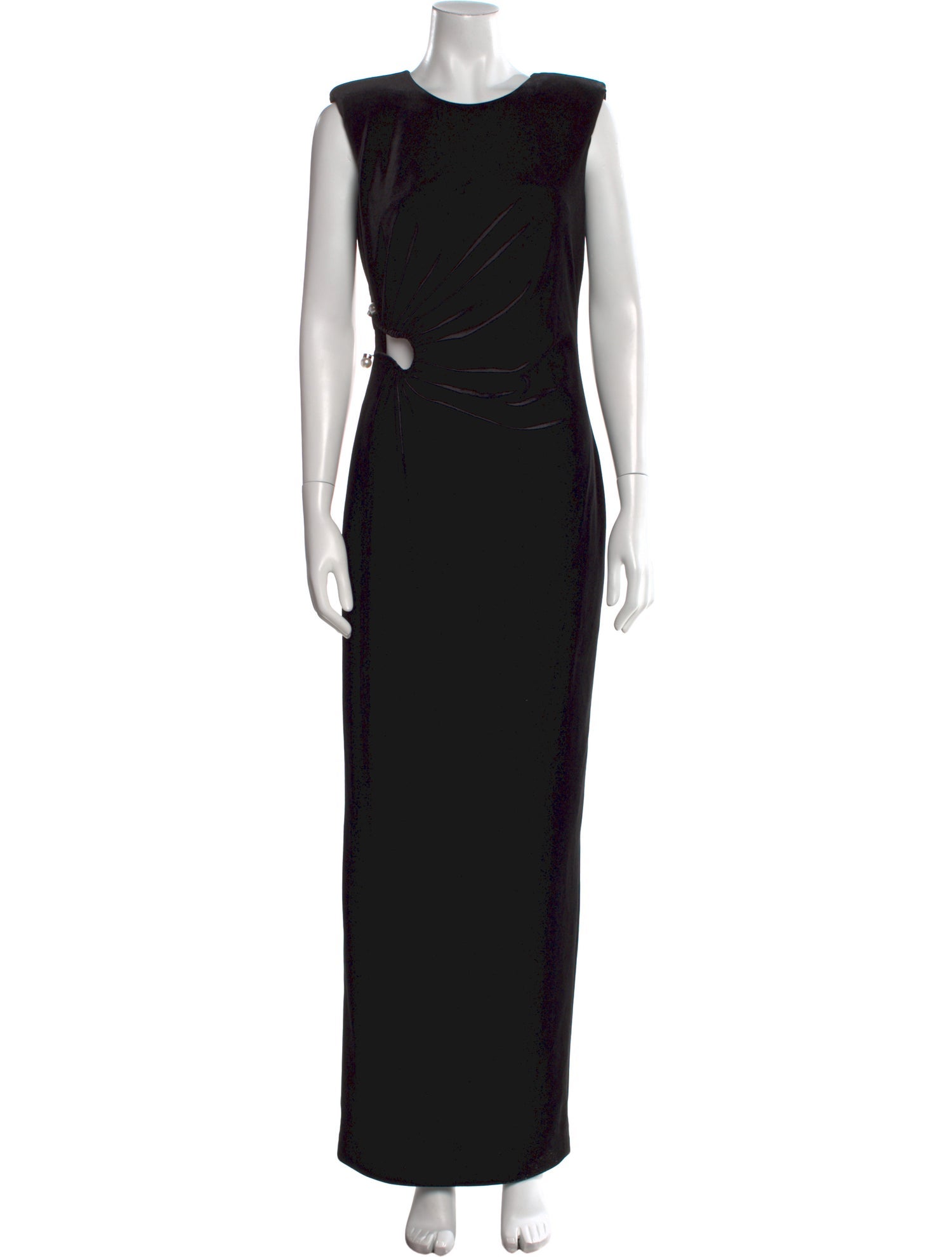 Self-Portrait Crew Neck Long Dress