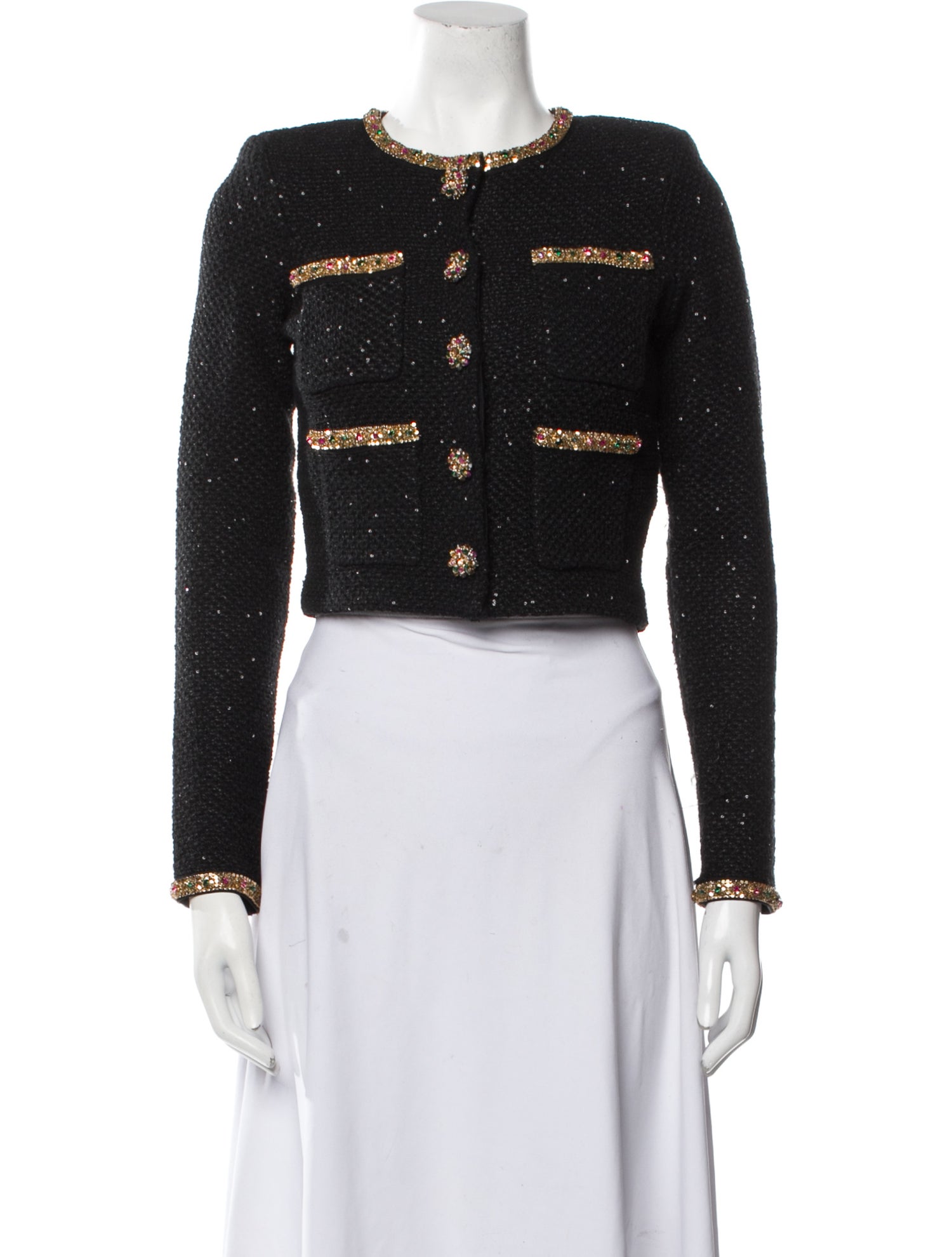 Self-Portrait 2023 Crew Neck Sweater