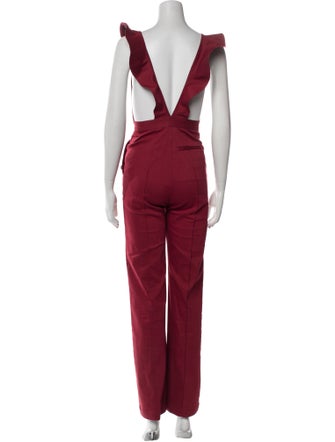 Self-Portrait Square Neckline Jumpsuit