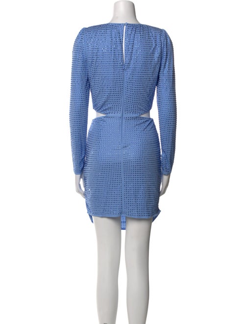 Self-Portrait Crew Neck Knee-Length Dress