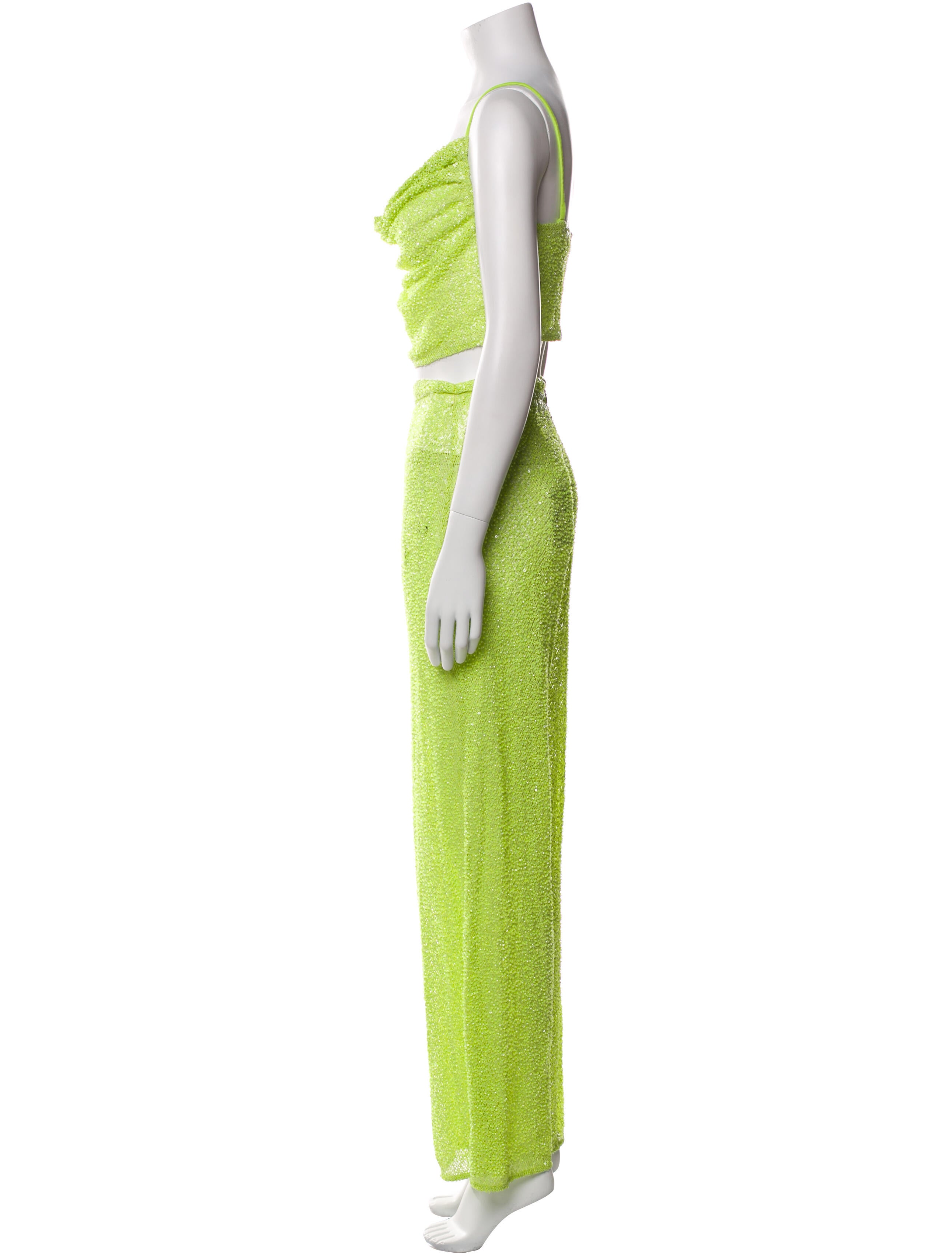 Self-Portrait Sequin Embellishments Pant Set w/ Tags