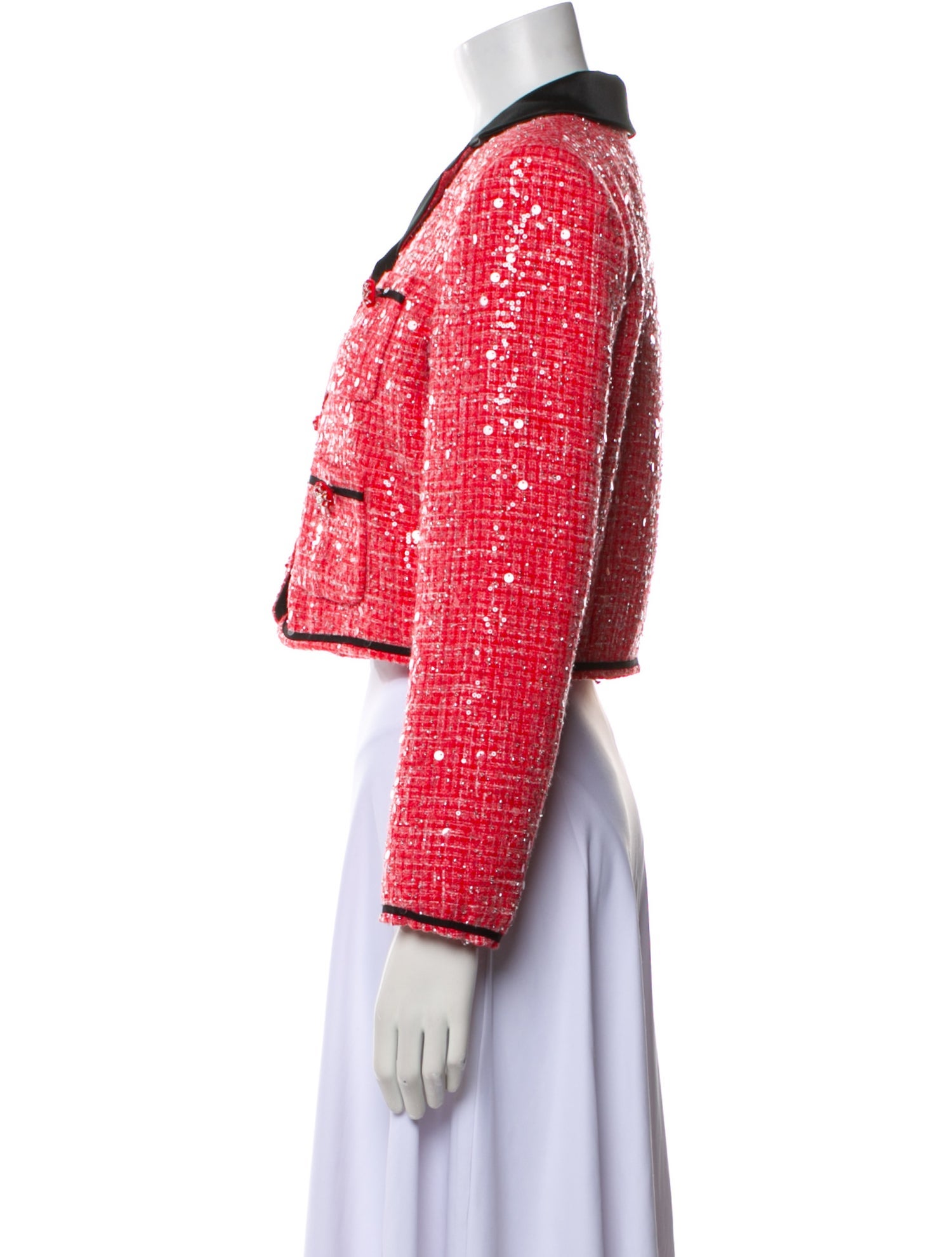 Self-Portrait Tweed Pattern Evening Jacket w/ Tags