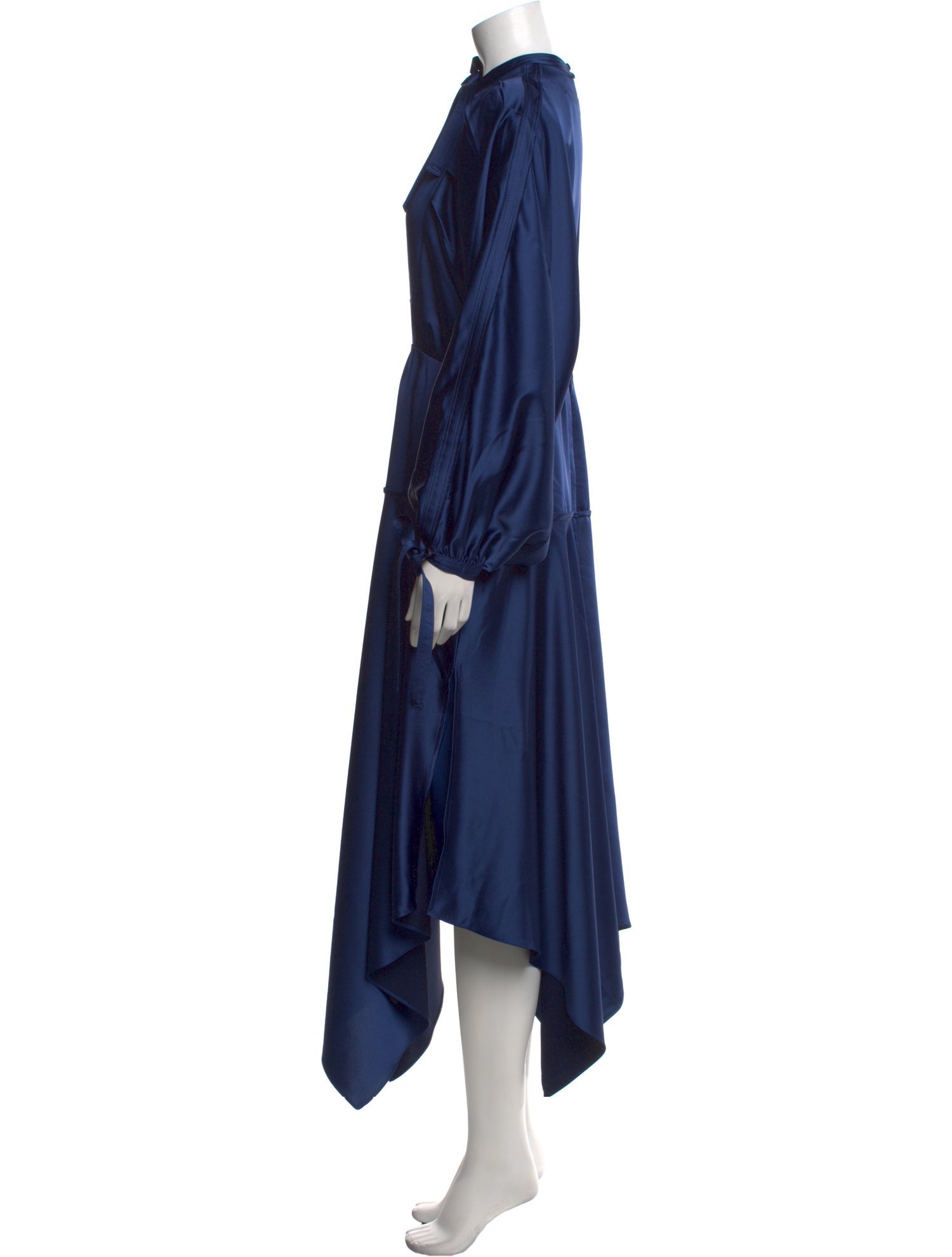 Self-Portrait Mock Neck Long Dress