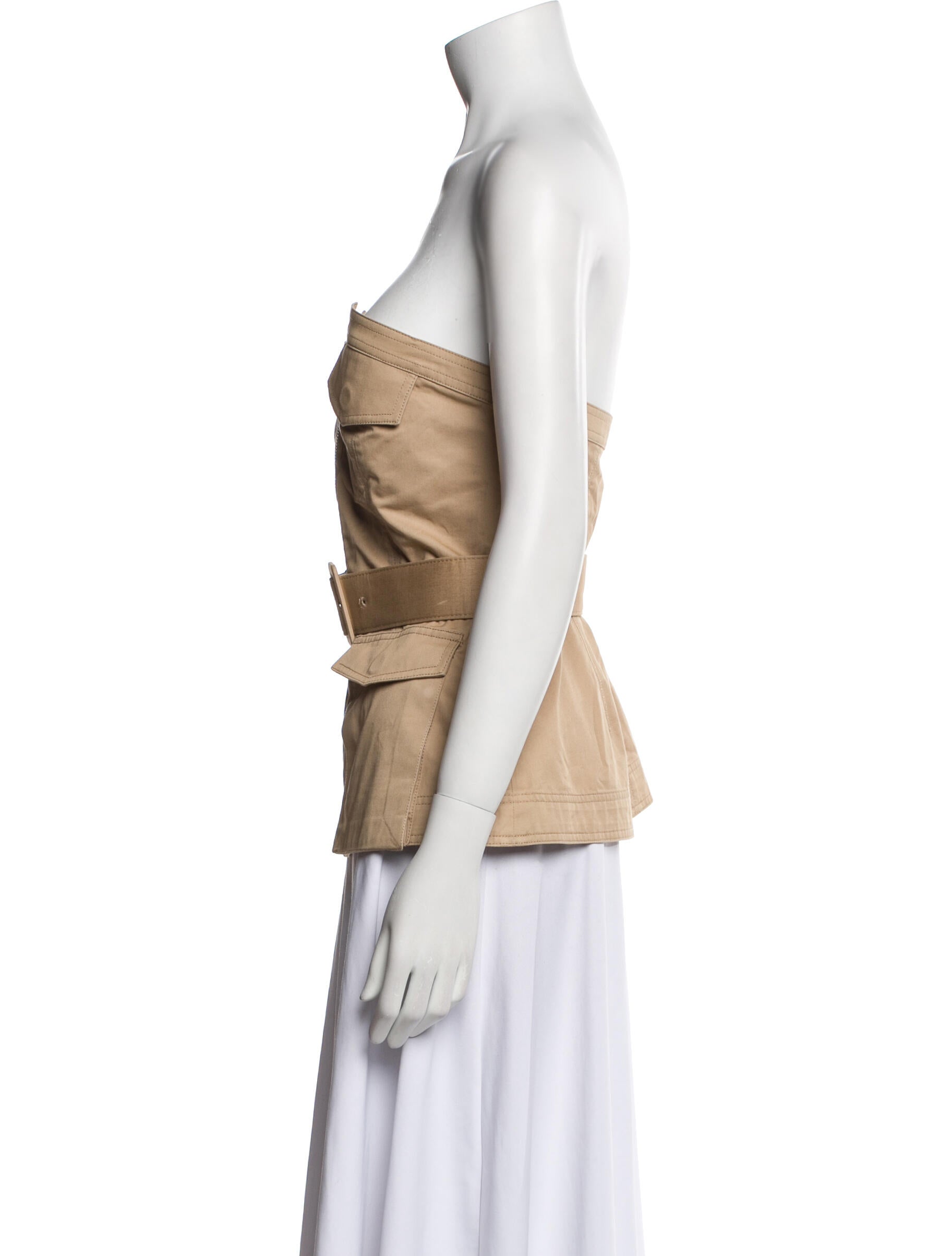 Self-Portrait Strapless Top