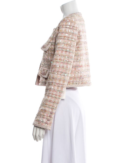Self-Portrait Tweed Pattern Evening Jacket